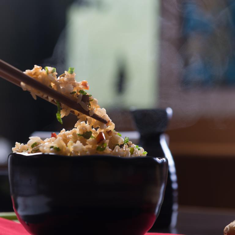 how to reheat rice